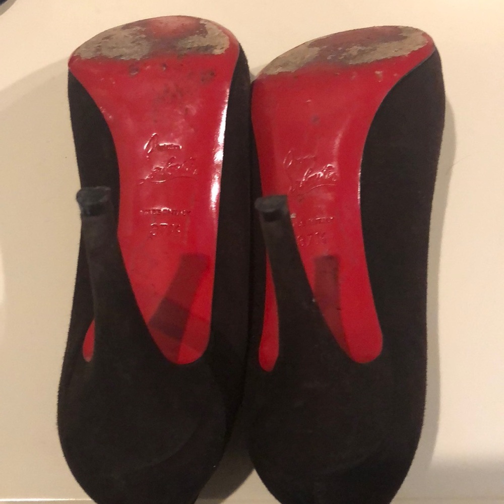 Christian Louboutin peep toe heels - Picture 4 of 5